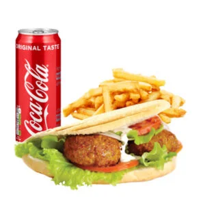 Menu Falafel sandwich